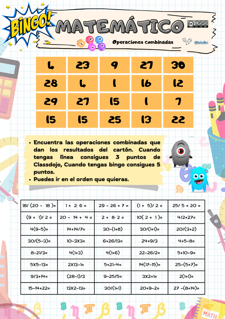 Bingo matemático