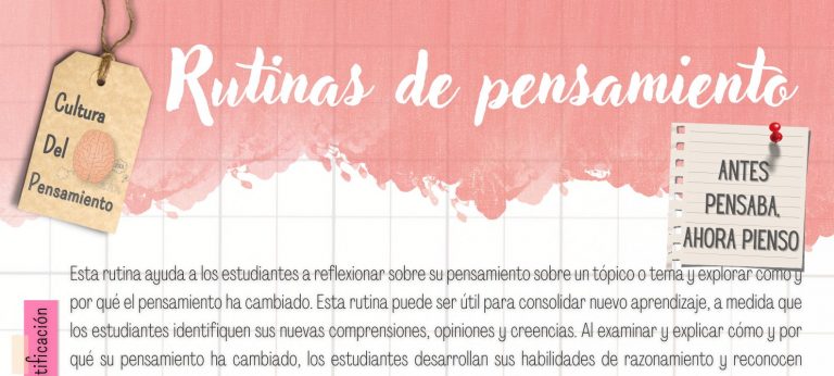 Antes pensaba, ahora pienso.