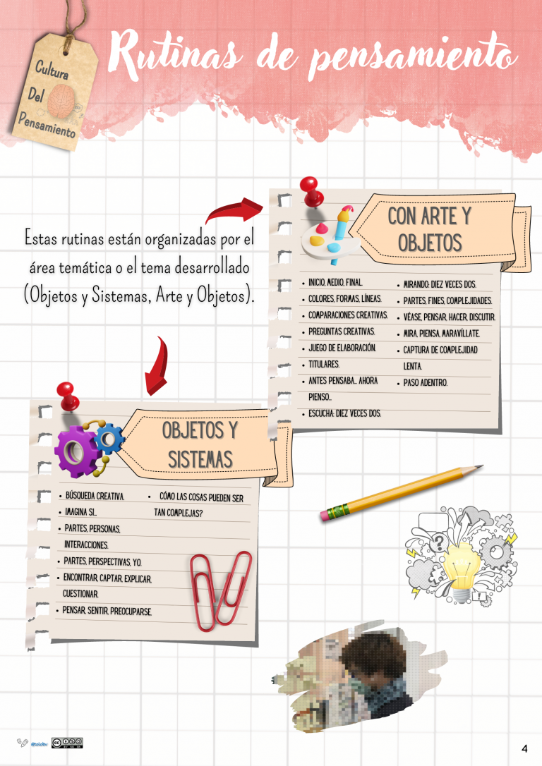 Rutinas según el área o tema a desarrollar.