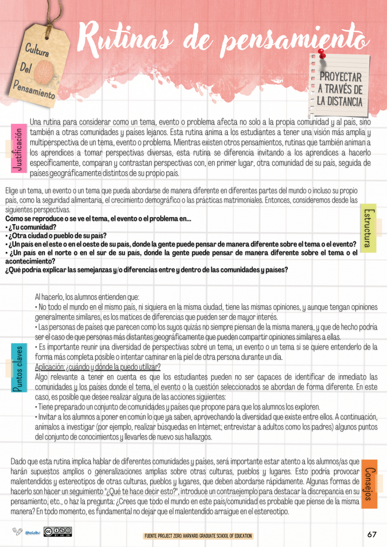 Proyectar a través de la distancia.