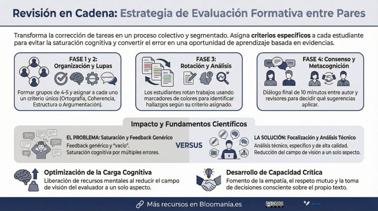 Actividades para revisar y pensar. Revisión en cadena