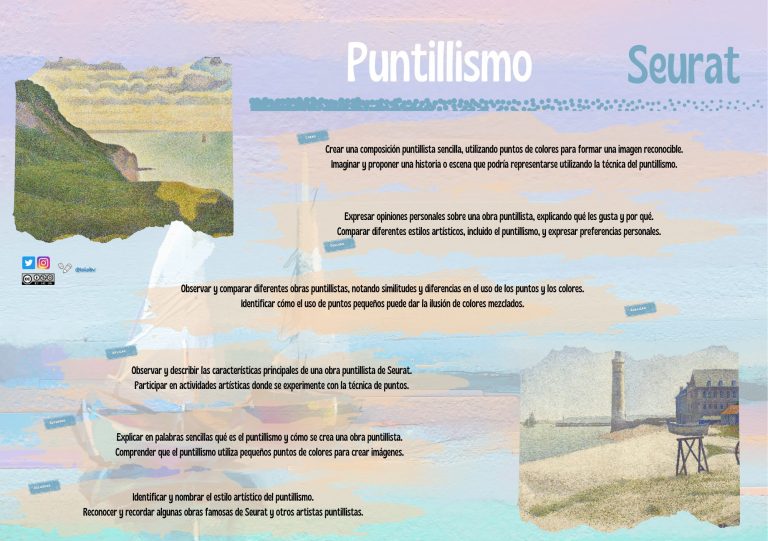 Bloomart. Puntillismo y Seurat.