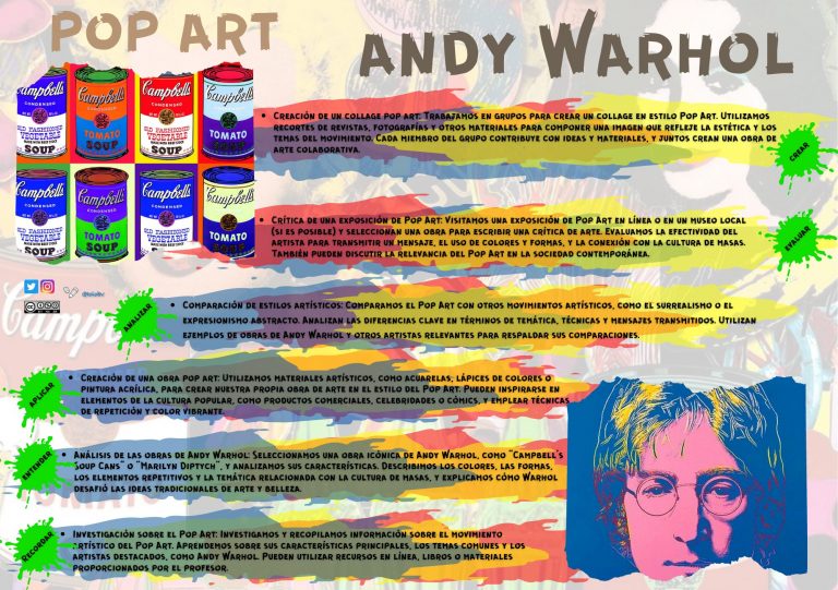Bloomart. Pop Art, Andy Warhol