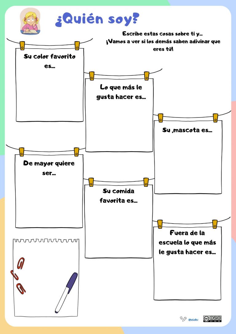 Dinámicas de cohesión. ¿Quién soy?