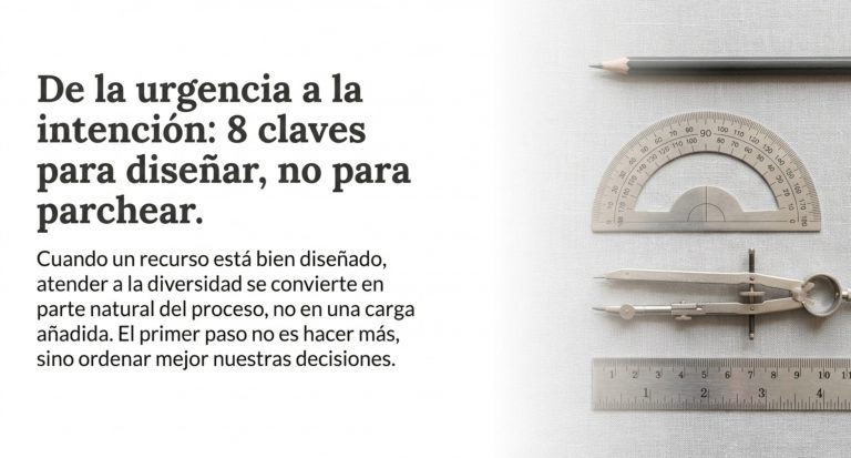 8 aspectos clave para atender a la diversidad en el diseño de recursos