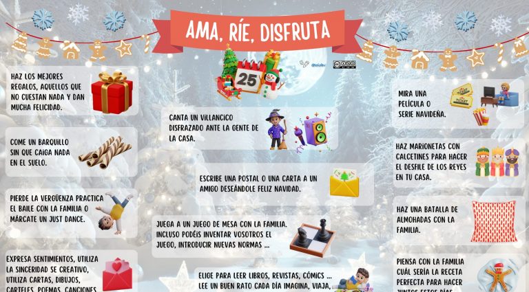 Los deberes de Navidad.