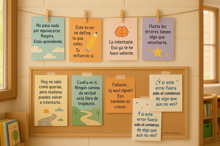 Recursos para abordar errores. Postales del error.