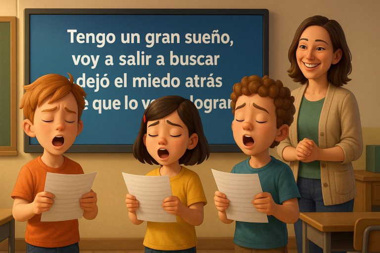 Del texto al ritmo: un karaoke para leer canciones que cuentan historias