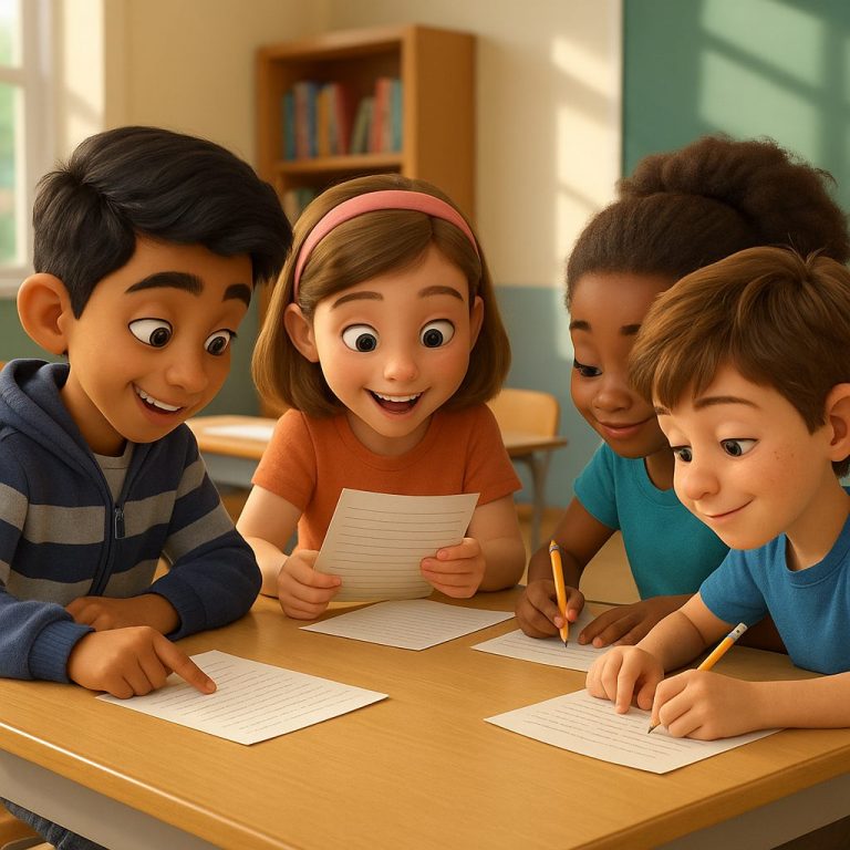 Lectura lúdica. Crea un cuento encadenado en clase