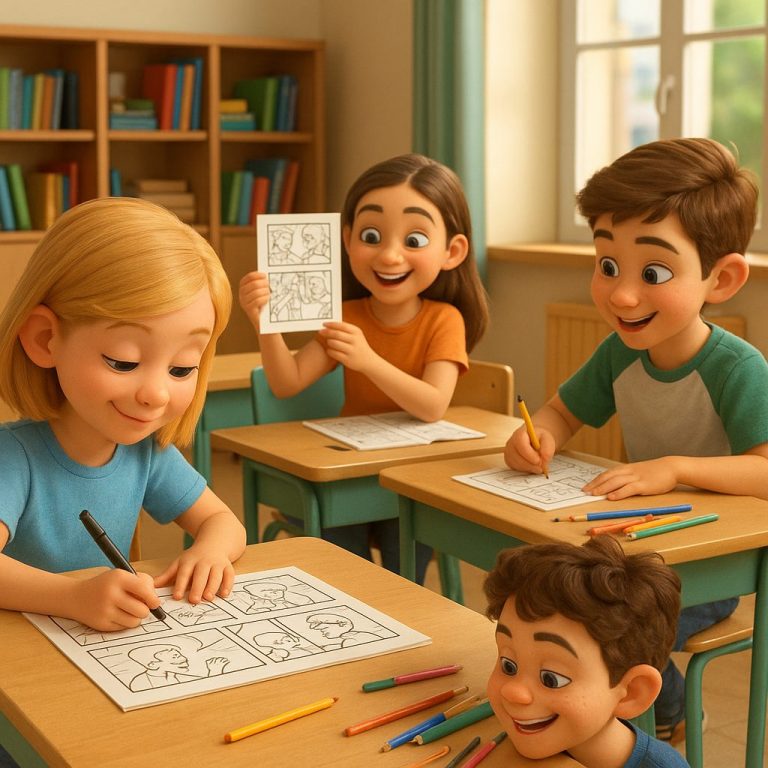Convierte tus lecturas en cómics increíbles: leer, imaginar y crear