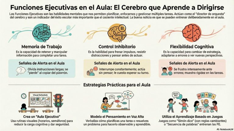 Funciones ejecutivas en el aula de primaria: Claves para entrenarlas
