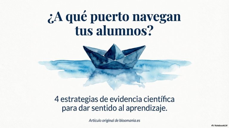 Objetivos de aprendizaje. 4 estrategias para saber donde vamos.