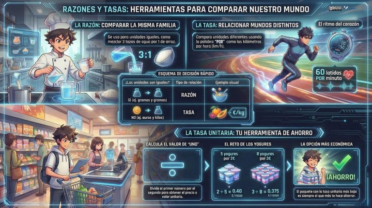 Razones y tasas: comparando nuestro mundo