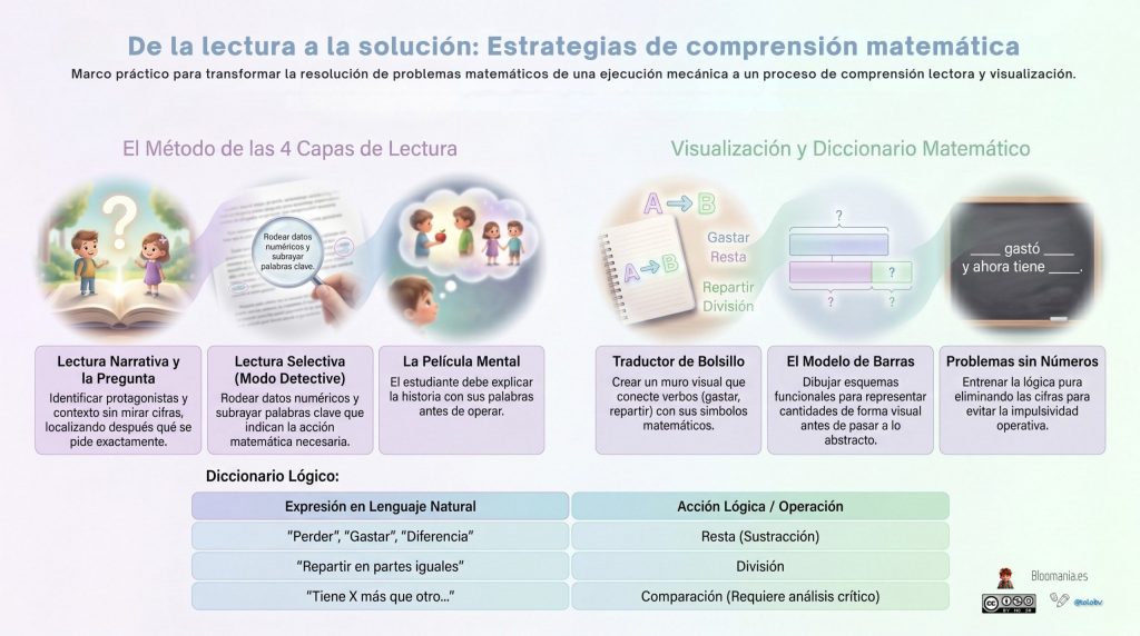 comprensión lectora en mates