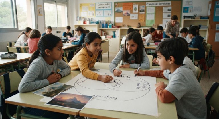 Cultura de pensamiento y comunicación. Compara y contrasta.